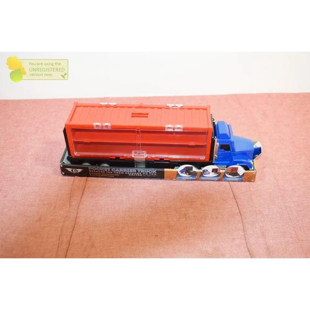 DRIVEN by Battat Pocket Carrier Truck with 10 Pocket Size Cars